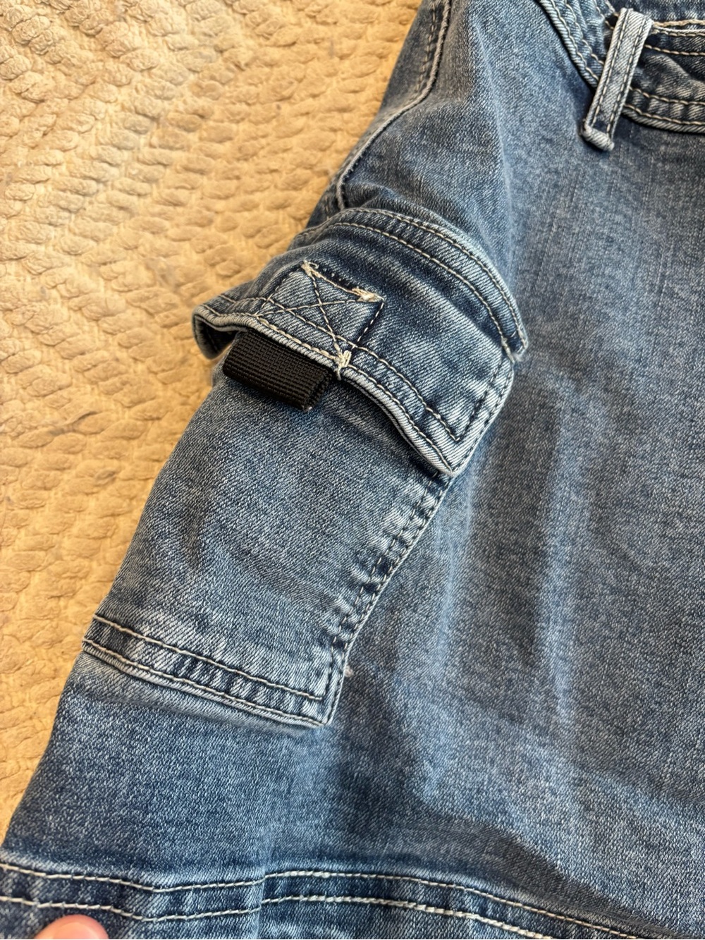 Princess Polly Blue Denim Cargo Mini Skirt - Picture 6 of 8